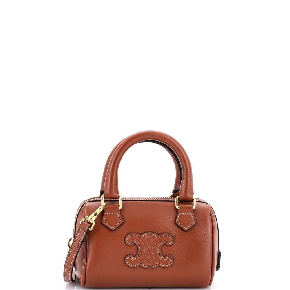 Celine Cuir Triomphe Boston Bag Leather #258162C18B